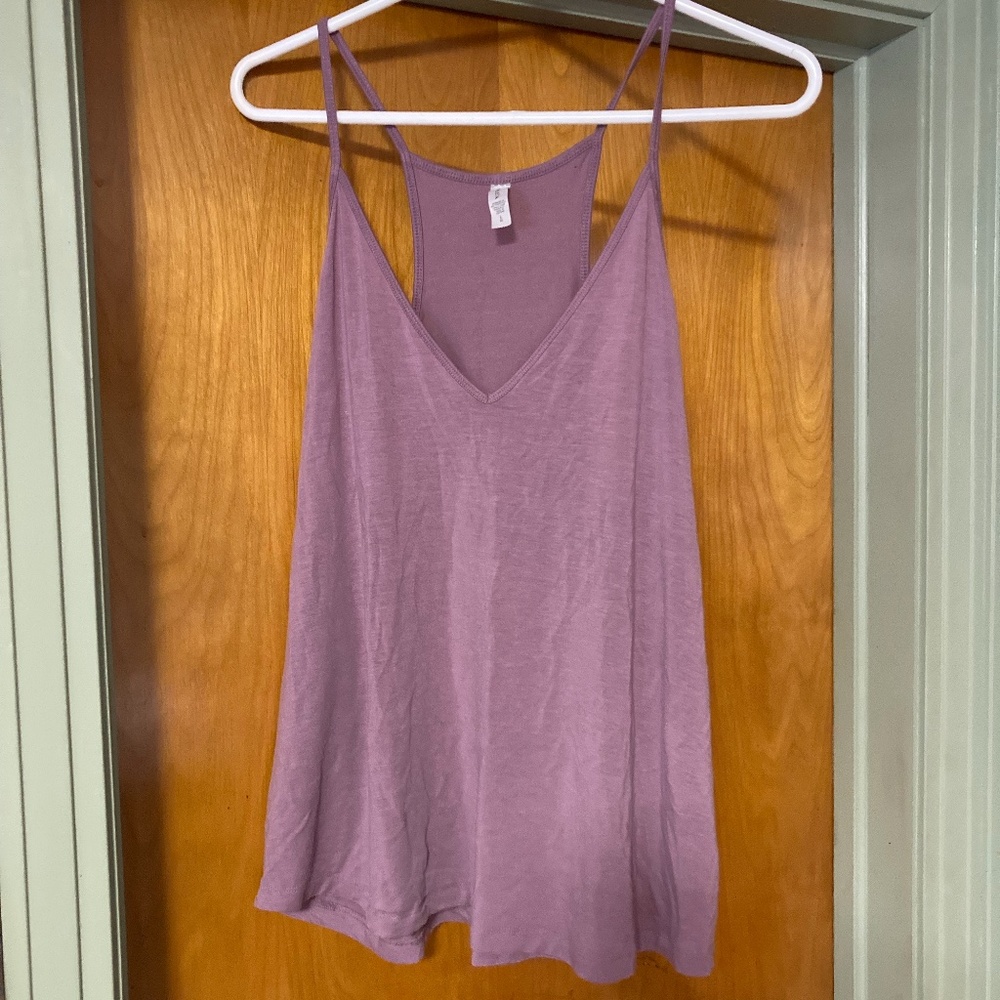 Athleta Nighttime Bliss Sleep Cami Camisole Size Large Light Purple